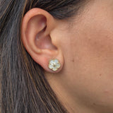 Mother of Pearl Clover Earring