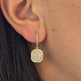 Rectangular Drop Earring