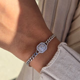 Goldwyn Mini Cuban Rectangular Bracelet