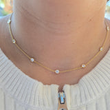 Cz BY the Yard Necklace