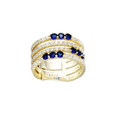 Sapphire Dream Bead Ring