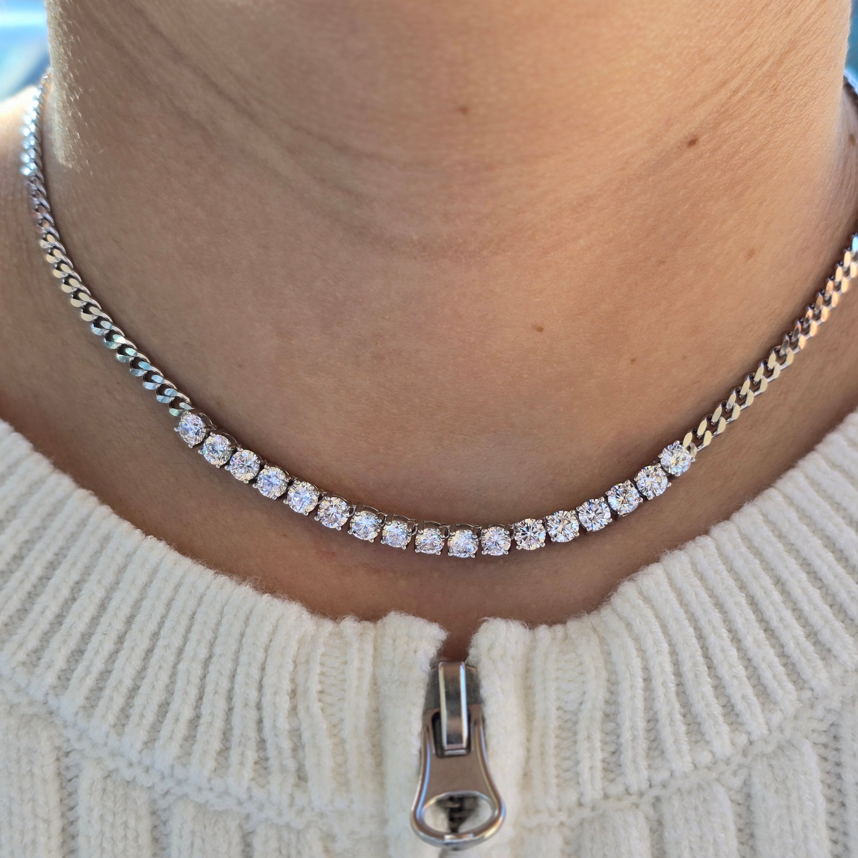 Arc De Luxe Necklace Sterling Silver