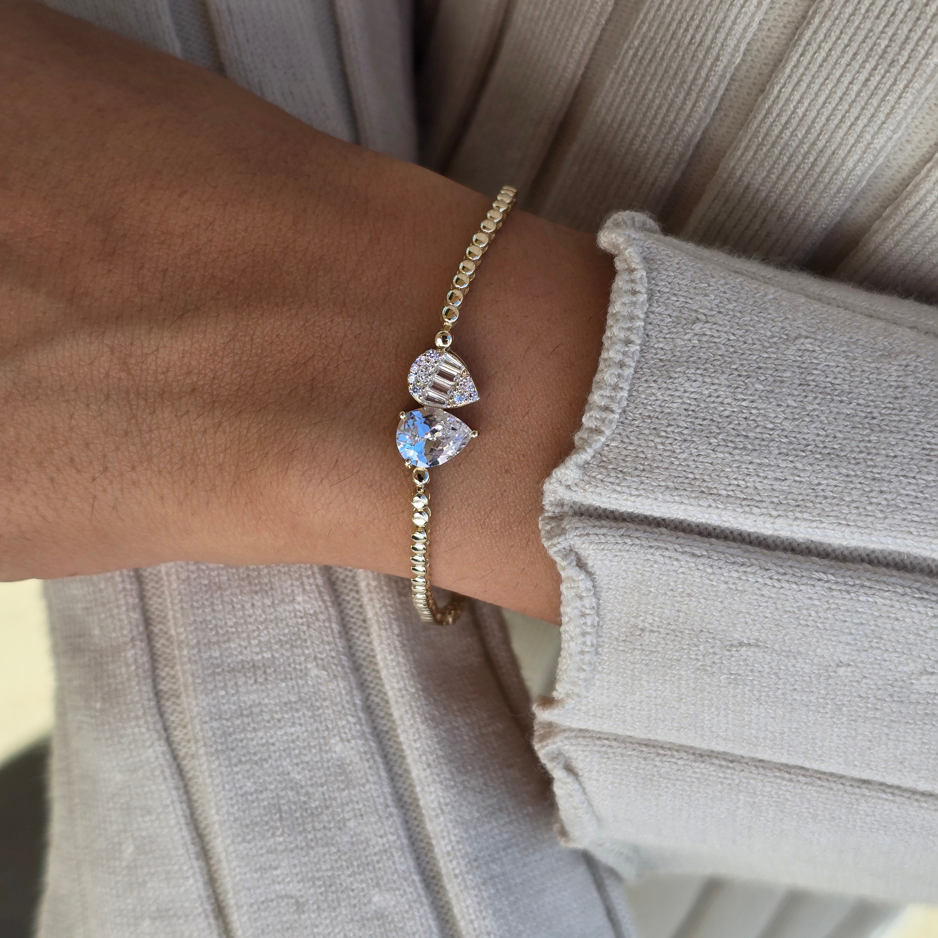 Duality Bracelet White