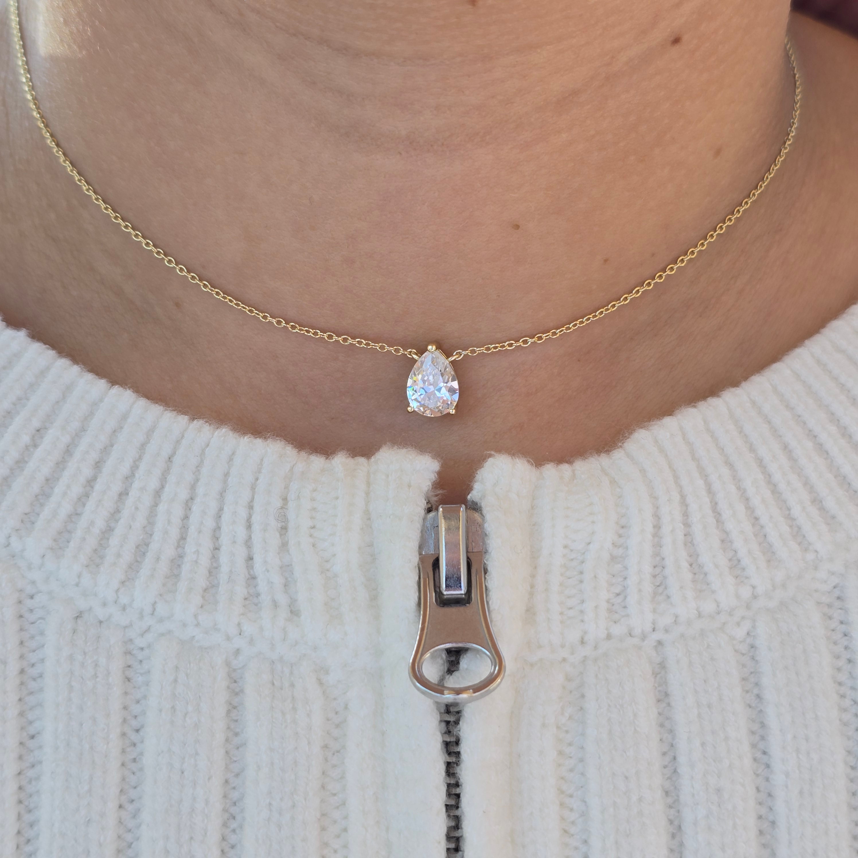 Jolene Pear Necklace
